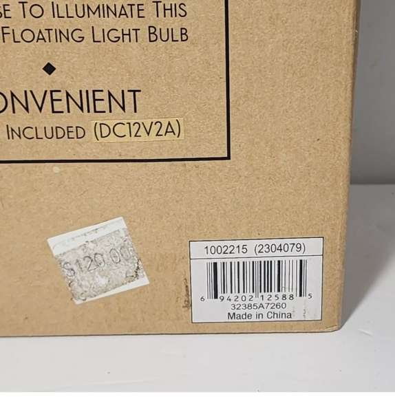 Levitating Vintage Led Lightbulb Floating Light Floats Induction Bulb  EUC W Box - Picture 6 of 12